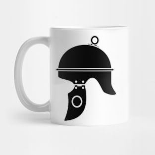 Republican Roman Helmet (Black) Mug